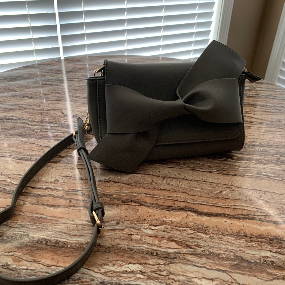 Grey leather Marc New York Handbag